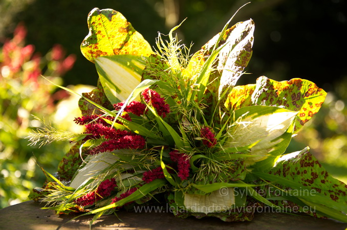 bouquet d'automne création sylvie fontaine, des bouquets uniques, cueillis au jardin